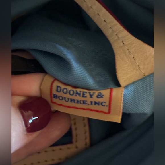 Dooney & Bourke Vanessa Paint Splatter Satchel Crossbody zipper tote like new - Picture 15 of 15